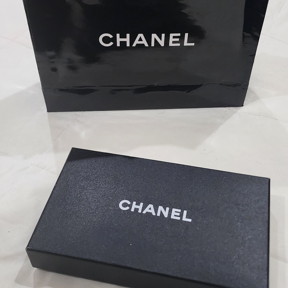 Chanel Black Gift Box and Gift Bag